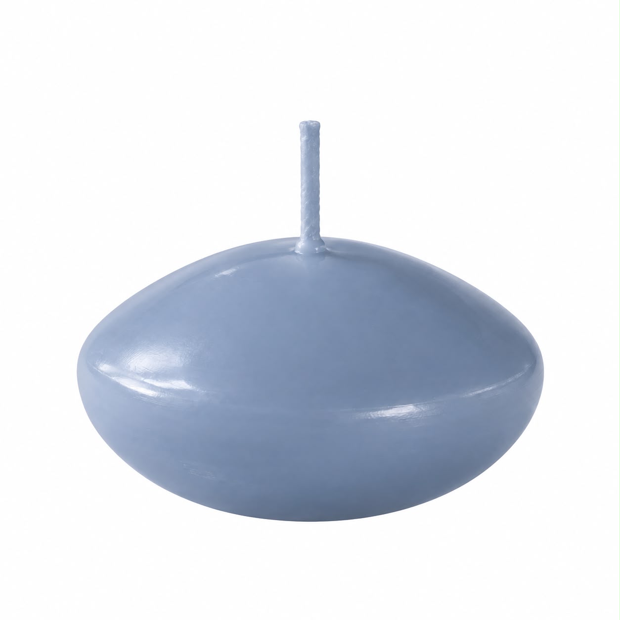 CANDELA GALLEGGIANTE BLU BABY OVALE BUSTA 20PZ