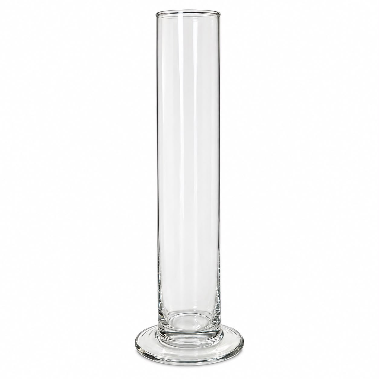 VASO VETRO MONOFIORE CILINDRO 5X30H CM