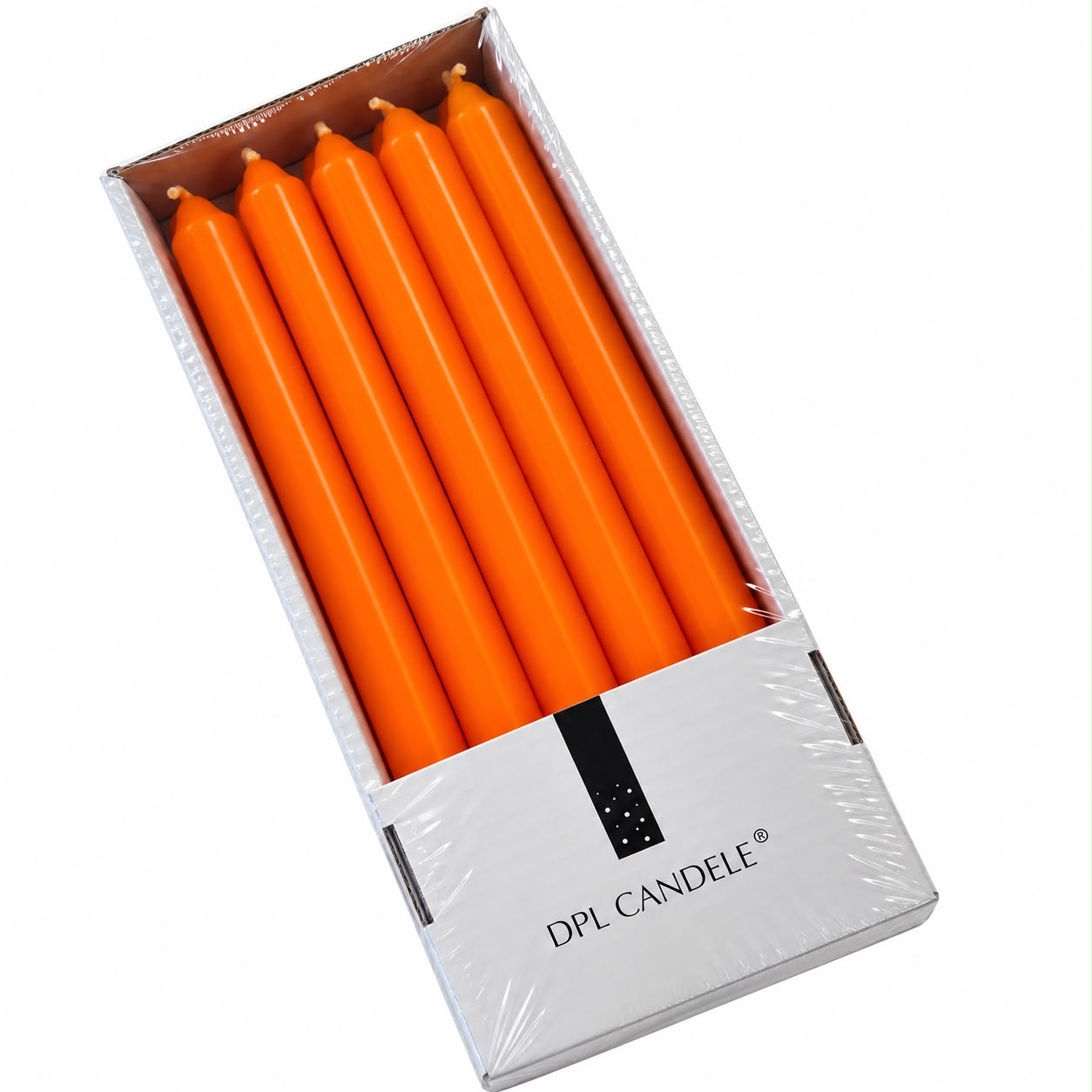 CANDELA CONICA 2,2X30H CM CONF 10 PZ ARANCIO