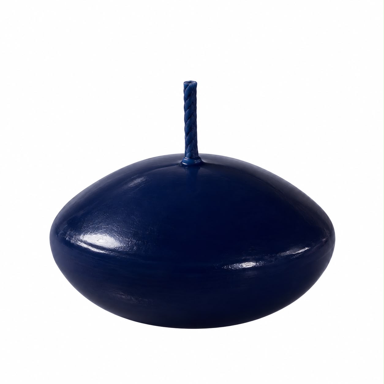 CANDELA GALLEGGIANTE BLU NOTTE OVALE BUSTA 20PZ