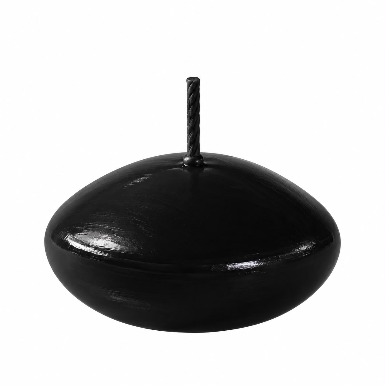 CANDELA GALLEGGIANTE NERO OVALE BUSTA 20PZ