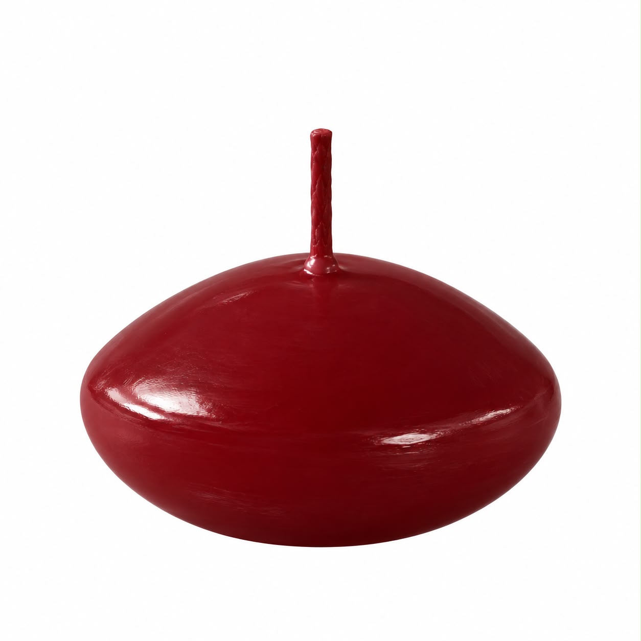 CANDELA GALLEGGIANTE BORDEAU OVALE BUSTA 20PZ