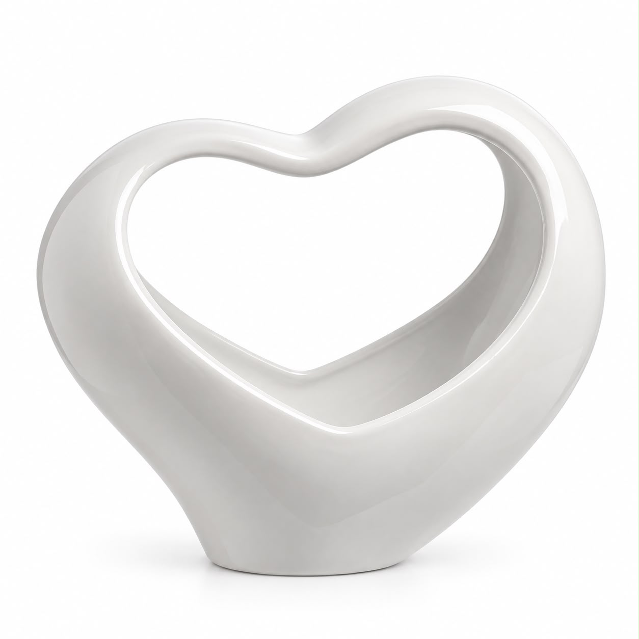 CUPIDO VASE BIANCO 27X11 H.23CM