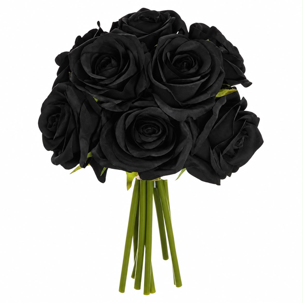 BRIDAL ROSE BUNDLE BLACK X 9 7,5X25H CM